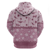 Hawaii Christmas In July Hoodie Dusty Pink Mele Kalikimaka Sea Animals DT05 - Polynesian Pride