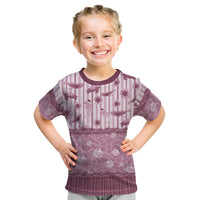 Hawaii Christmas In July Kid T Shirt Dusty Pink Mele Kalikimaka Sea Animals DT05 Pink - Polynesian Pride