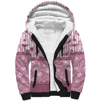 Hawaii Christmas In July Sherpa Hoodie Dusty Pink Mele Kalikimaka Sea Animals DT05 Unisex Pink - Polynesian Pride