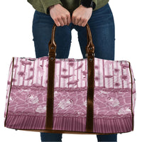 Hawaii Christmas In July Travel Bag Dusty Pink Mele Kalikimaka Sea Animals DT05 Pink - Polynesian Pride
