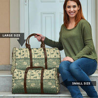 Hawaii Christmas In July Travel Bag Olive Green Mele Kalikimaka Sea Animals DT05 - Polynesian Pride
