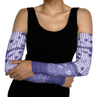 Hawaii Christmas In July Arm Sleeves Amethyst Purple Mele Kalikimaka Sea Animals DT05 - Polynesian Pride
