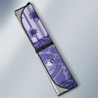 Hawaii Christmas In July Auto Sun Shade Amethyst Purple Mele Kalikimaka Sea Animals