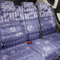 Hawaii Christmas In July Back Car Seat Cover Amethyst Purple Mele Kalikimaka Sea Animals DT05 - Polynesian Pride