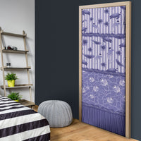 Hawaii Christmas In July Door Cover Amethyst Purple Mele Kalikimaka Sea Animals DT05 - Polynesian Pride