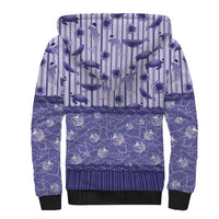 Hawaii Christmas In July Sherpa Hoodie Amethyst Purple Mele Kalikimaka Sea Animals DT05 - Polynesian Pride