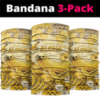 Hawaii Banana Seal Neck Gaiter Ilio Holo I Ka Uaua Aloha DT05 package One Size: 25*50cm Yellow - Polynesian Pride