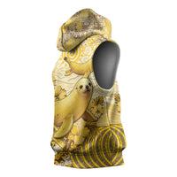 Hawaii Banana Seal Sleeveless Hoodie Ilio Holo I Ka Uaua Aloha DT05 - Polynesian Pride