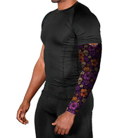 Hawaii Halloween Arm Sleeves Skeleton Bones Flower Lei Tropical Floral DT05 - Polynesian Pride