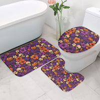 Hawaii Halloween Bathroom Set Skeleton Pumpkin Hawaiian Flower Tribal DT05 - Polynesian Pride