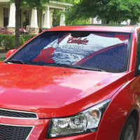 Falefa Samoa Village Auto Sun Shade Valley Polynesian Tribal Hibiscus Floral