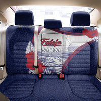 Falefa Samoa Village Back Car Seat Cover Valley Polynesian Tribal Hibiscus Floral