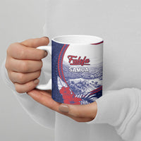 Personalised Falefa Samoa Village Ceramic Mug Valley Polynesian Tribal Hibiscus Floral