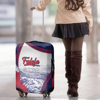 Falefa Samoa Village Luggage Cover Valley Polynesian Tribal Hibiscus Floral
