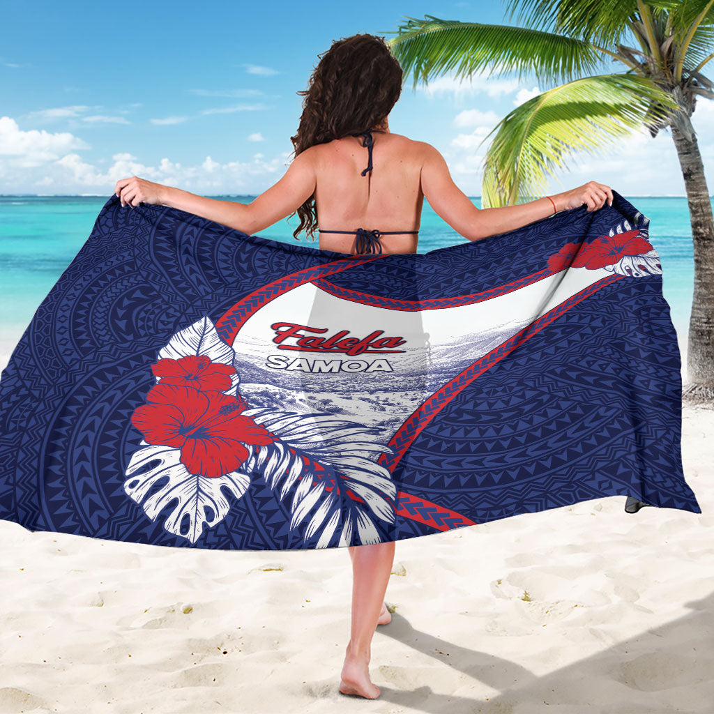 Falefa Samoa Village Sarong Valley Polynesian Tribal Hibiscus Floral