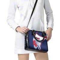 Falefa Samoa Village Shoulder Handbag Valley Polynesian Tribal Hibiscus Floral