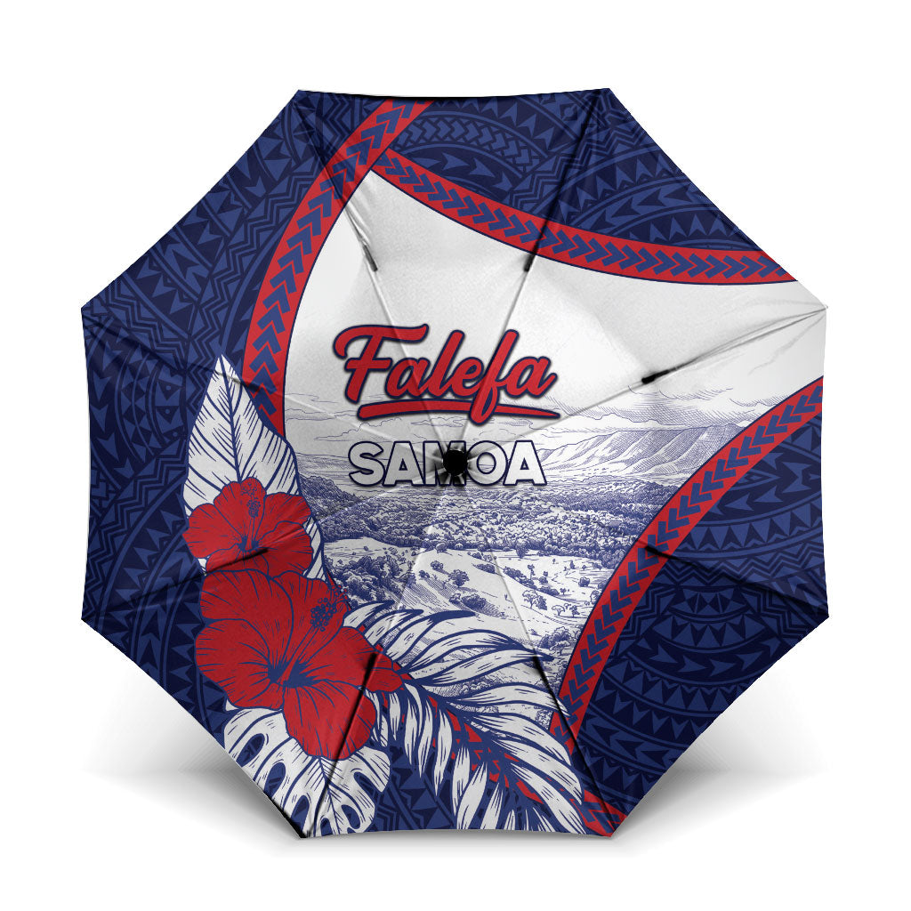 Falefa Samoa Village Umbrella Valley Polynesian Tribal Hibiscus Floral