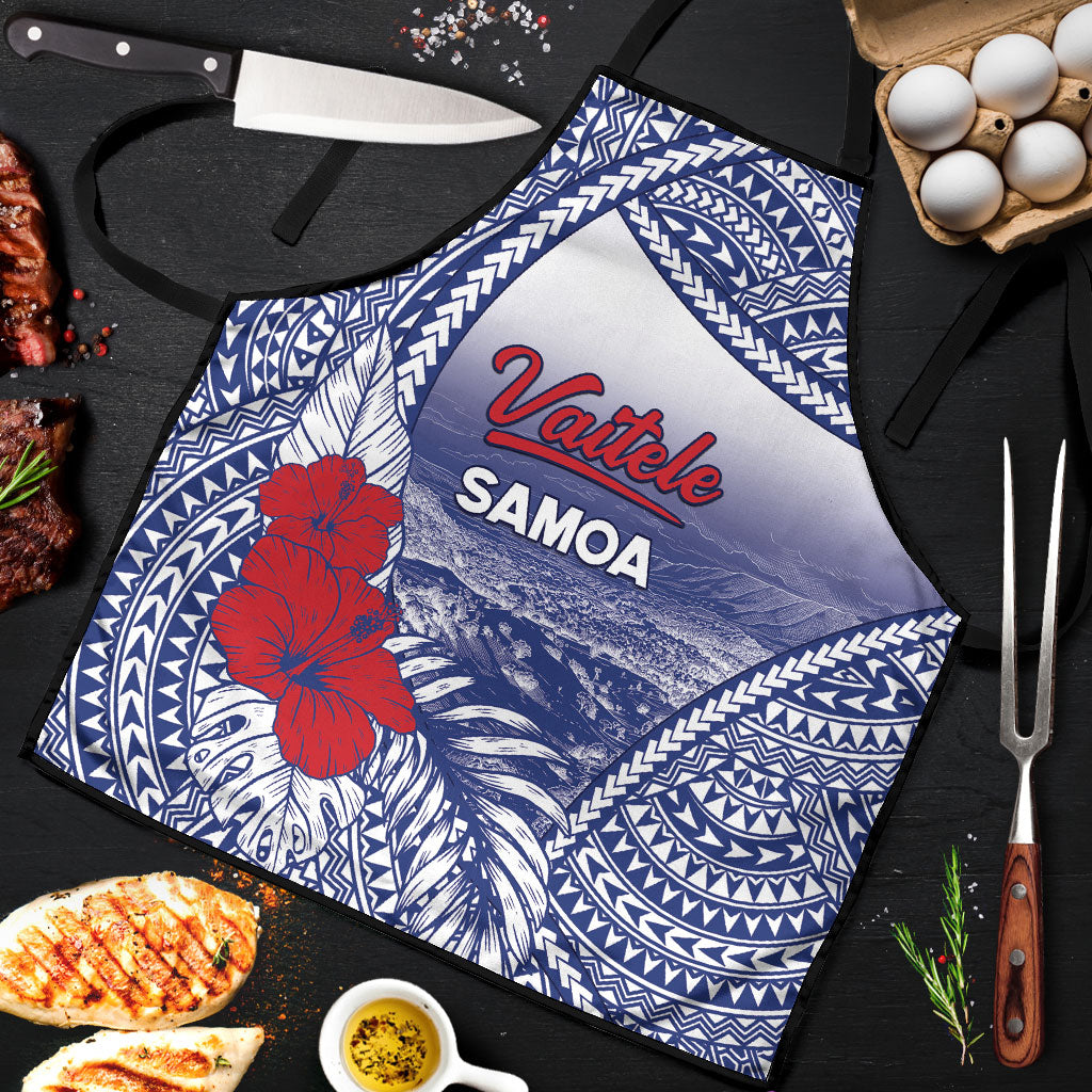 Vaitele Samoa Village Apron Falefa Valley Polynesian Tribal Hibiscus Floral