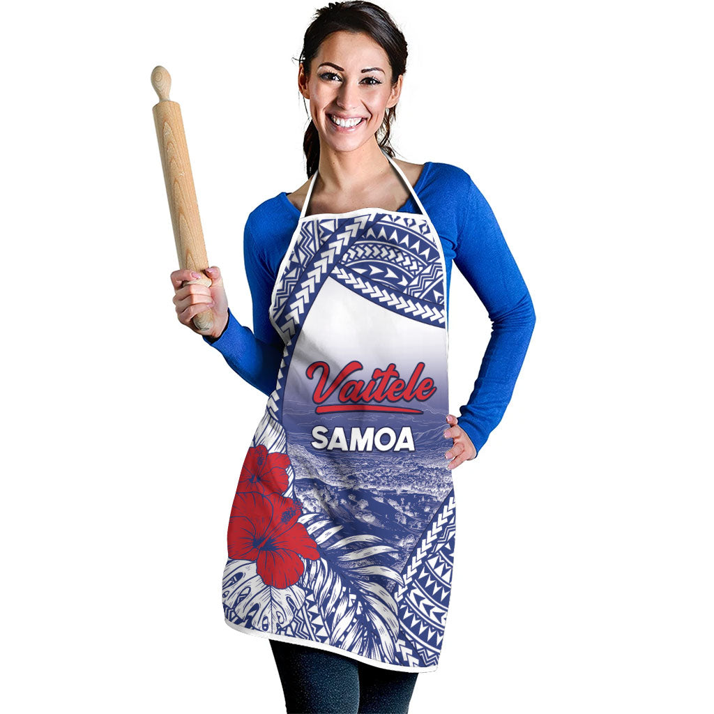 Vaitele Samoa Village Apron Falefa Valley Polynesian Tribal Hibiscus Floral
