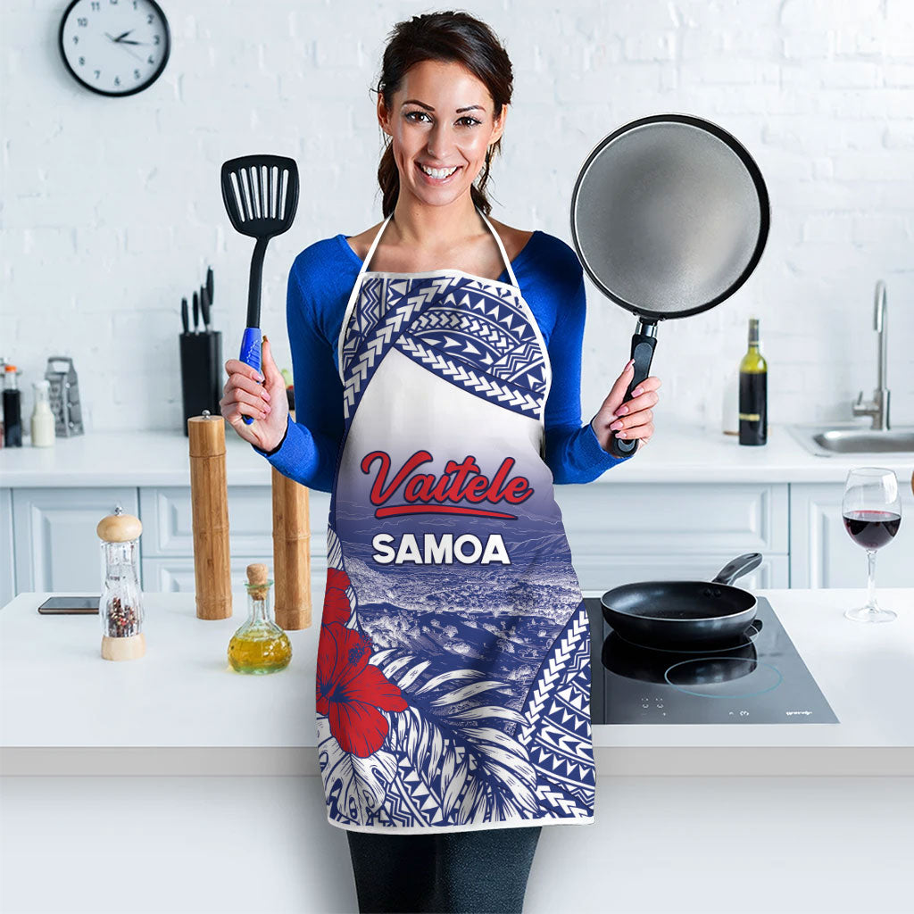 Vaitele Samoa Village Apron Falefa Valley Polynesian Tribal Hibiscus Floral
