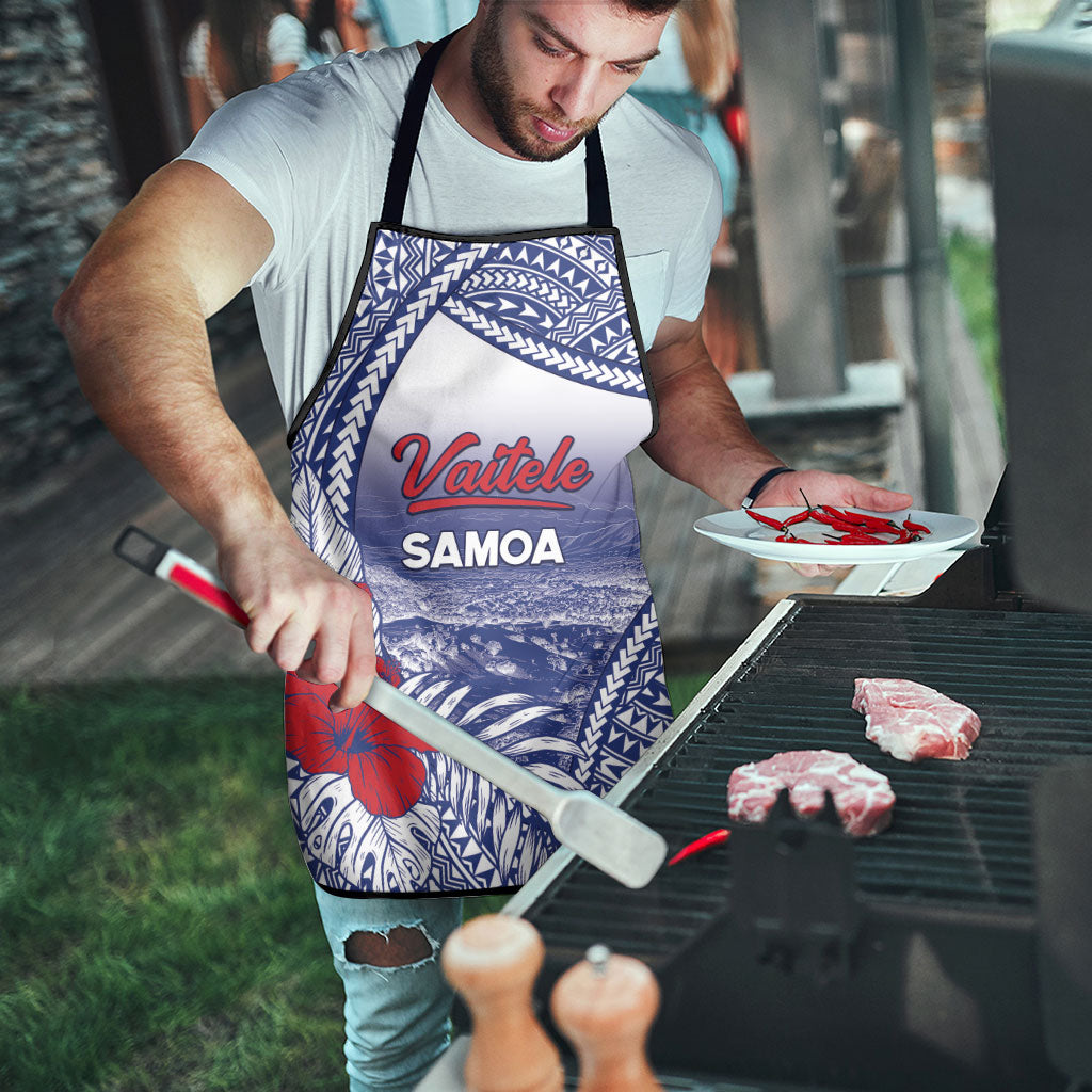 Vaitele Samoa Village Apron Falefa Valley Polynesian Tribal Hibiscus Floral