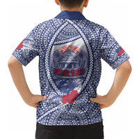 Personalised Vaitele Samoa Village Hawaiian Shirt Falefa Valley Polynesian Tribal Hibiscus Floral