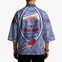 Personalised Vaitele Samoa Village Kimono Falefa Valley Polynesian Tribal Hibiscus Floral