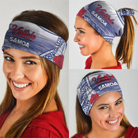 Vaitele Samoa Village Neck Gaiter Falefa Valley Polynesian Tribal Hibiscus Floral