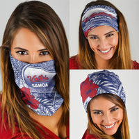 Vaitele Samoa Village Neck Gaiter Falefa Valley Polynesian Tribal Hibiscus Floral