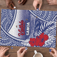 Vaitele Samoa Village Puzzle Falefa Valley Polynesian Tribal Hibiscus Floral