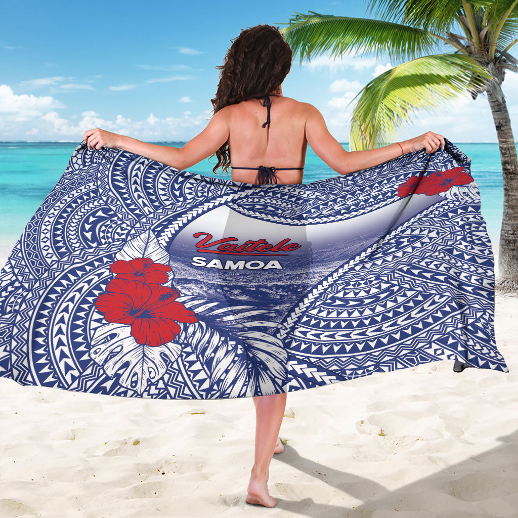 Vaitele Samoa Village Sarong Falefa Valley Polynesian Tribal Hibiscus Floral
