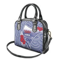 Vaitele Samoa Village Shoulder Handbag Falefa Valley Polynesian Tribal Hibiscus Floral