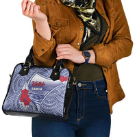 Vaitele Samoa Village Shoulder Handbag Falefa Valley Polynesian Tribal Hibiscus Floral