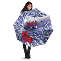 Vaitele Samoa Village Umbrella Falefa Valley Polynesian Tribal Hibiscus Floral