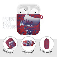 Faleula Samoa Village AirPods Case Falefa Valley Polynesian Tribal Hibiscus Floral