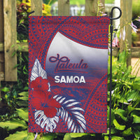 Faleula Samoa Village Garden Flag Falefa Valley Polynesian Tribal Hibiscus Floral