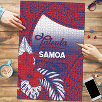 Faleula Samoa Village Puzzle Falefa Valley Polynesian Tribal Hibiscus Floral