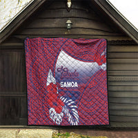 Faleula Samoa Village Quilt Falefa Valley Polynesian Tribal Hibiscus Floral