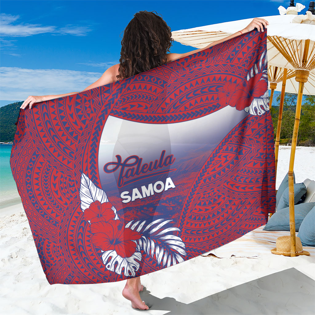 Faleula Samoa Village Sarong Falefa Valley Polynesian Tribal Hibiscus Floral