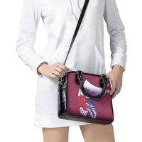 Faleula Samoa Village Shoulder Handbag Falefa Valley Polynesian Tribal Hibiscus Floral