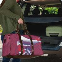 Faleula Samoa Village Travel Bag Falefa Valley Polynesian Tribal Hibiscus Floral