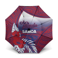 Faleula Samoa Village Umbrella Falefa Valley Polynesian Tribal Hibiscus Floral