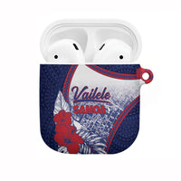 Vailele Samoa Village AirPods Case Map Polynesian Tribal Hibiscus Floral