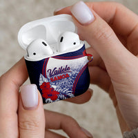 Vailele Samoa Village AirPods Case Map Polynesian Tribal Hibiscus Floral