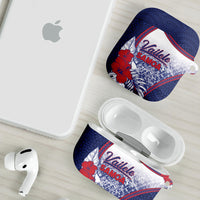 Vailele Samoa Village AirPods Case Map Polynesian Tribal Hibiscus Floral