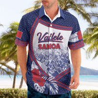 Personalised Vailele Samoa Village Hawaiian Shirt Map Polynesian Tribal Hibiscus Floral