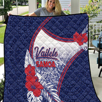 Vailele Samoa Village Quilt Map Polynesian Tribal Hibiscus Floral