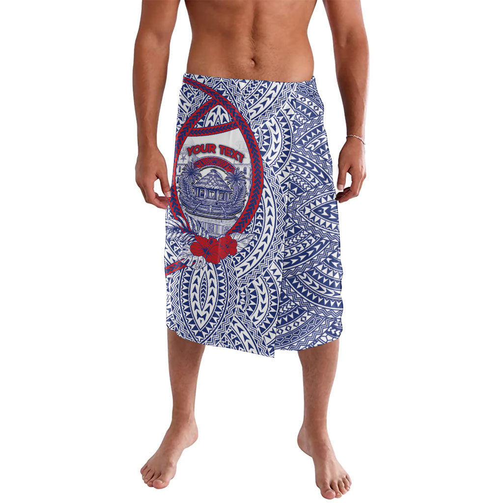 Personalised Salelologa Samoa Village Lavalava Polynesian Tribal Church Landmark Hibiscus Floral DT05 White - Polynesian Pride
