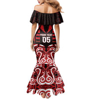 Custom Aotearoa Ngapuhi Family Matching Mermaid Dress and Hawaiian Shirt Maori Pattern New Zealand DT05 - Polynesian Pride