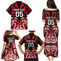 Custom Aotearoa Ngapuhi Family Matching Puletasi and Hawaiian Shirt Maori Pattern New Zealand DT05 - Polynesian Pride